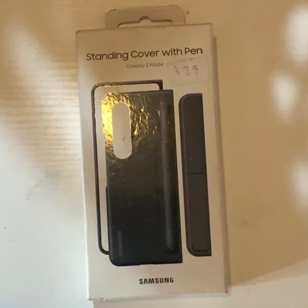Samsung Black Protective Cover with Stylus Holder Samsung Galaxy Z fold4